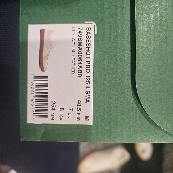 Lacoste Beige and White Sneakers - Picture 6 of 12